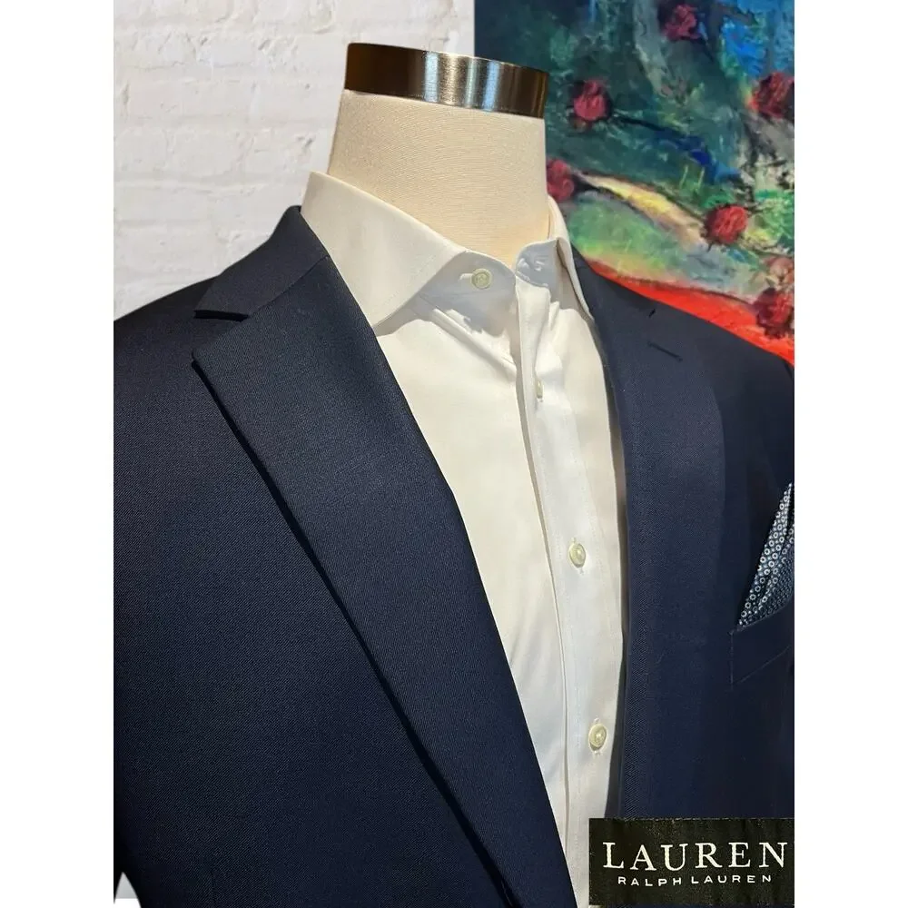 Ralph Lauren LRL Black Label Mens 50R Navy Blue Casual Blazer Sport Jacket - Picture 5 of 16